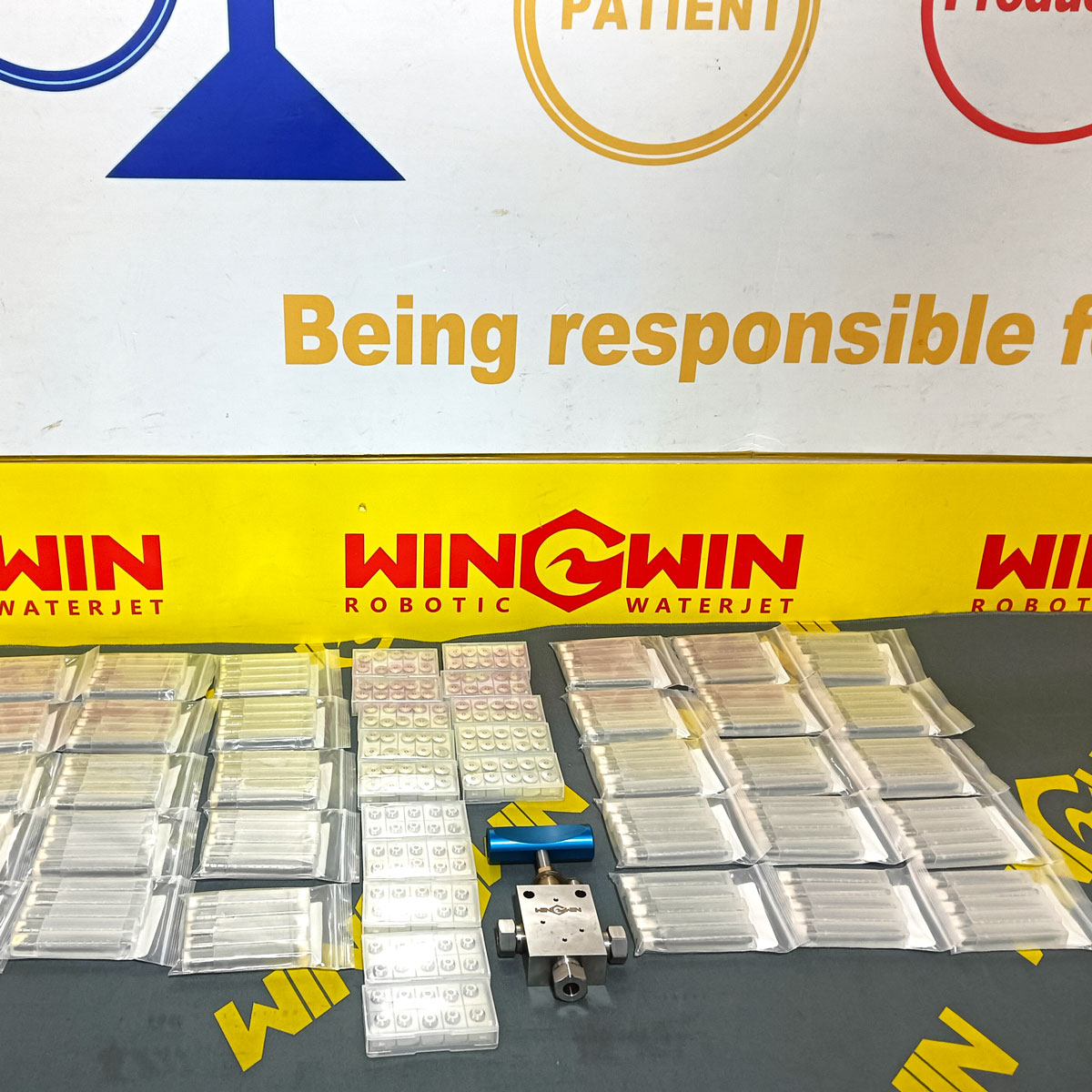 Bagged Waterjet Parts 